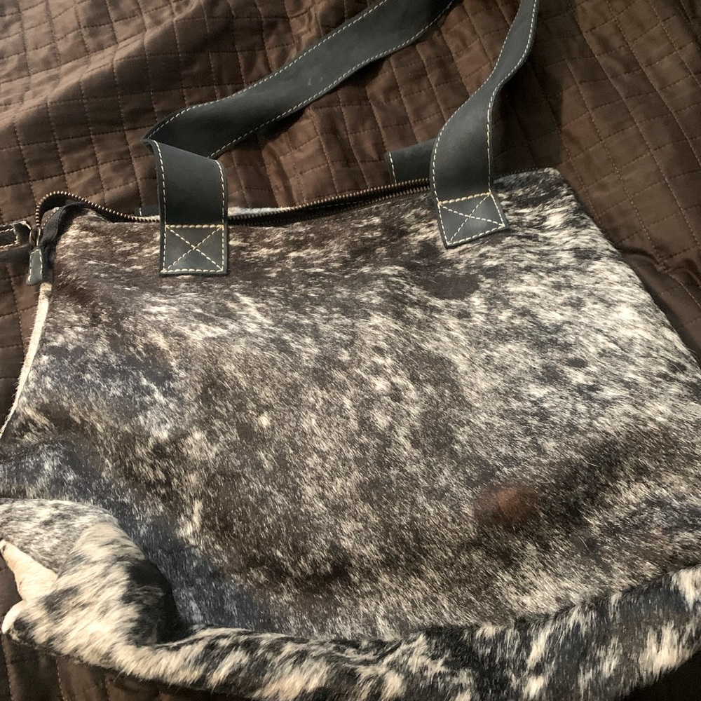 Cowhide Purse.